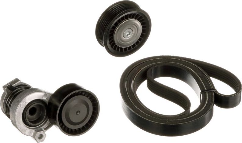 Приводной ремень поликлиновой с роликами (комплект) Gates Micro-V®. Артикул K076PK1163