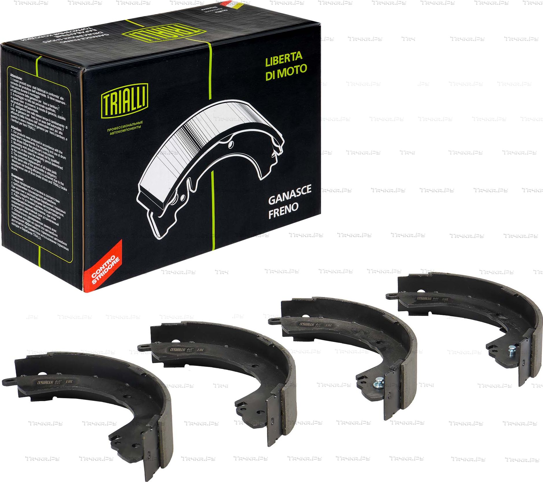 Тормозные колодки Trialli задние для Mitsubishi L200 III 1996-2007. Артикул GF 4410