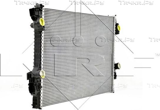 Радиатор охлаждения двигателя NRF (алюминий). Артикул 59172
