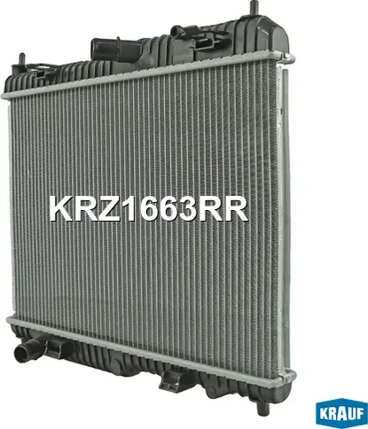 Радиатор системы охлаждения (Krauf). Артикул KRZ1663RR