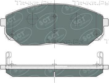 Тормозные колодки SCT-Germany. Артикул SP 371 PR