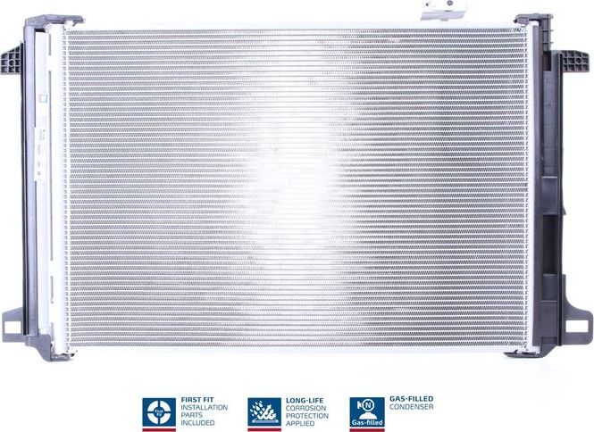 Радиатор кондиционера (конденсатор) Nissens (алюминий). Артикул 940035