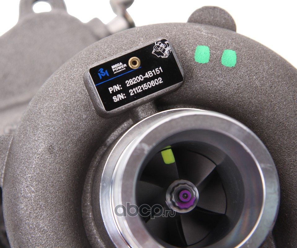 Турбокомпрессор HYUNDAI Porter дв.D4BF (ТНВД мех.) MEGAPOWER Megapower. Артикул 11014014