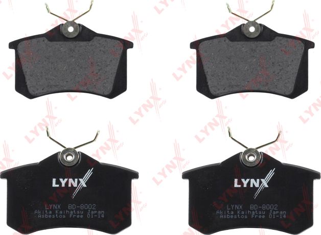 Тормозные колодки LYNXauto. Артикул BD-8002