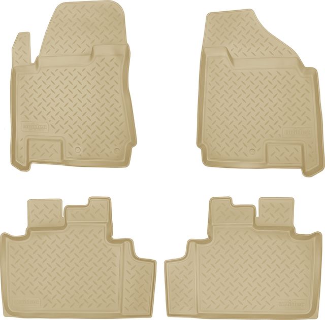 Коврики Норпласт для салона Cadillac SRX II 2010-2026. БЕЖЕВЫЕ. Артикул NPL-Po-10-51-B