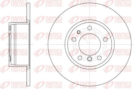 Тормозной диск Remsa. Артикул 6347.00