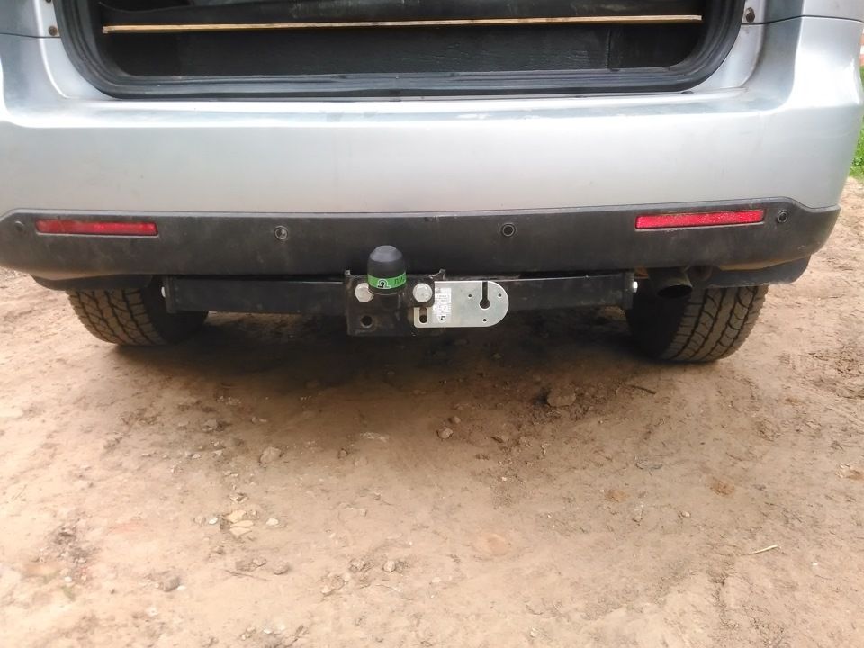 Фаркоп Лидер-Плюс для SsangYong Rexton III 2012-2017. Фланцевое крепление. Артикул S205-FC