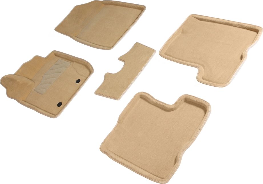 Коврики Seintex 3D ворсовые для салона Lada Xray 2016-2026 БЕЖЕВЫЕ. Артикул 89337