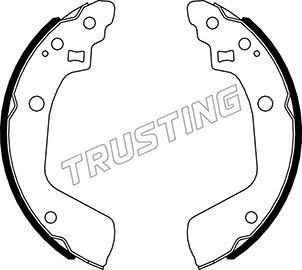 Тормозные колодки Trusting. Артикул 111.254