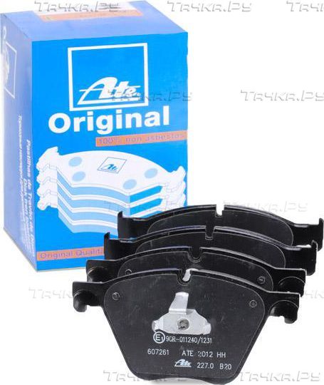 Тормозные колодки ATE передние для BMW X5 III (F15) 2013-2018. Артикул 13.0460-7261.2