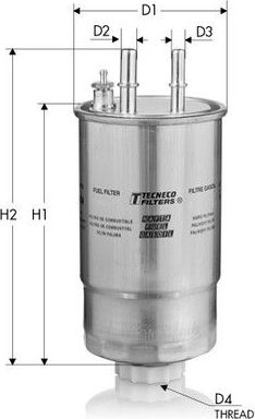 Топливный фильтр  Tecneco Filters для Alfa Romeo 159 2005-2012. Артикул GS24/01