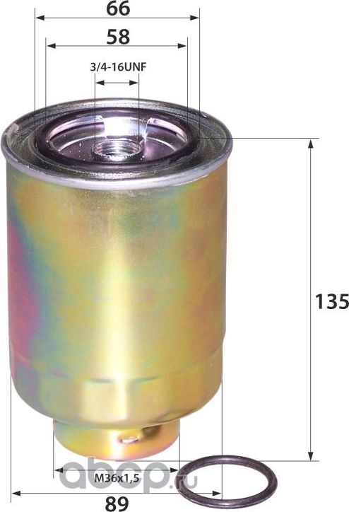 Фильтр топливный (RB-Exide). Артикул FC011