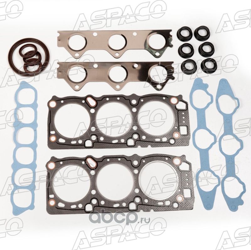 ПРОКЛАДКИ ДВИГАТЕЛЯ (КОМПЛЕКТ) MITSUBISHI L200 (K6,K7) (96-06), PAJERO/MONTERO S (Aspaco). Артикул AP5486