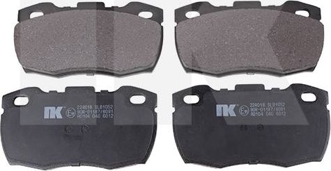Тормозные колодки NK. Артикул 224018