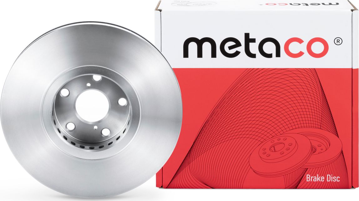 Диск тормозной передний вентилируемый правый (Metaco). Артикул 3090005R