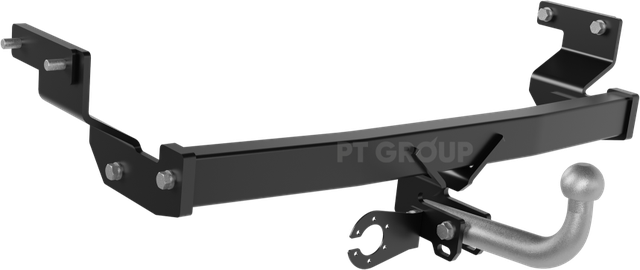 Фаркоп PT Group с крашеной балкой и оцинкованным крюком для Jetour X90 Plus 2023-2026. Артикул KOP-13-991528.00Black