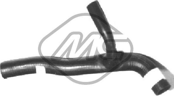Патрубок радиатора (системы охлаждения) Metalcaucho для Volkswagen Golf I 1980-1983. Артикул 07987