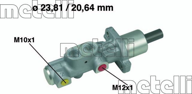 Тормозной цилиндр главный Metelli для Volvo XC70 I 1997-1998. Артикул 05-0576