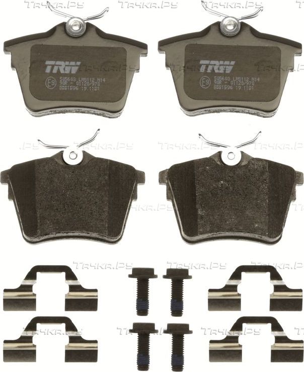 Тормозные колодки TRW COTEC. Артикул GDB1596