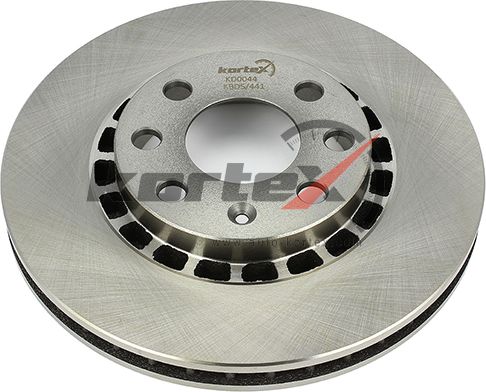 Диск тормозной DAEWOO Nexia (95-) CHEVROLET Lanos (97-) (R14) передний (1шт.) (м (Kortex). Артикул KD0044