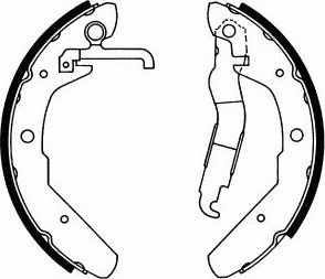 Тормозные колодки (стояночная тормозная система) SCT-Germany. Артикул SS 521