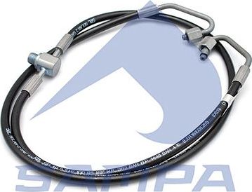 Шланг (трубка) подъема кабины Sampa для MAN TGA 2000-2026. Артикул 023.204