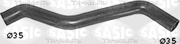 Патрубок радиатора (системы охлаждения) Sasic. Артикул SWH6607