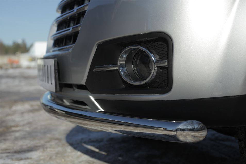 Защита RusStal переднего бампера d63 (дуга) для Great Wall Hover H3 2014-2016. Артикул GWH3Z-001937