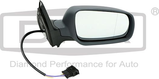 Зеркало боковое DPA правое для Volkswagen Bora 1998-2013. Артикул 88571811302