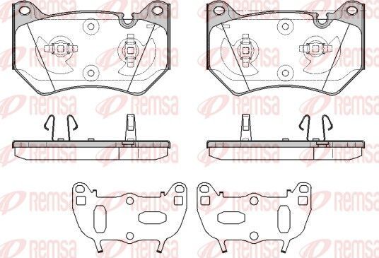 Тормозные колодки Remsa. Артикул 1839.10