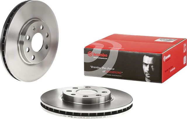 Тормозной диск Brembo передний для Opel Tigra B 2004-2010. Артикул 09.8601.10