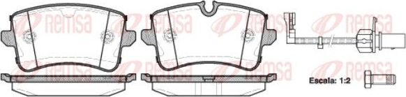 Тормозные колодки Remsa. Артикул 1343.10