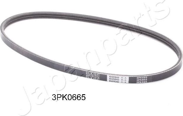 Приводной ремень поликлиновой Japanparts. Артикул DV-3PK0665