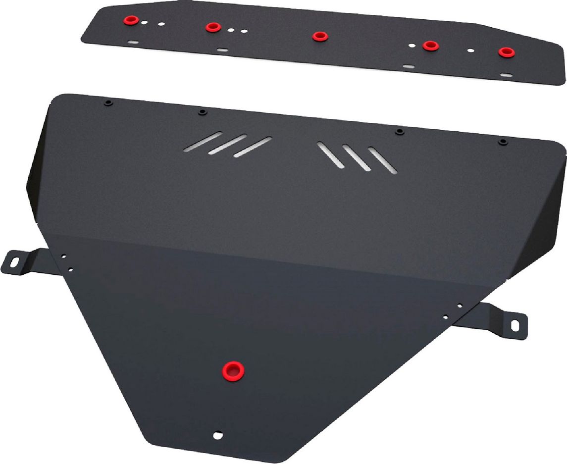 Защита АвтоБРОНЯ для картера и КПП Peugeot 406 1995-2005. Артикул 111.04306.1