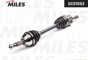 Полуось (привод в сборе, приводной вал) Miles передняя левая для Ford Focus I 1998-2004. Артикул GC01053