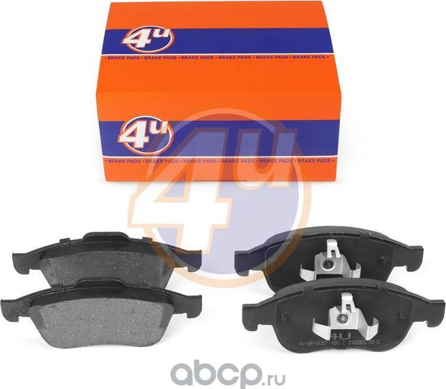 КОЛОДКИ ПЕР RENAULT MEGANE III HATCHBACK (BZ0/1_, B3_) MEGANE III COUPE (DZ0/1_) (4U). Артикул 4UBP0097