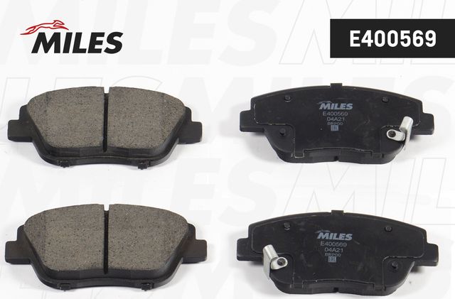 Тормозные колодки Miles (Low-Metallic). Артикул E400569