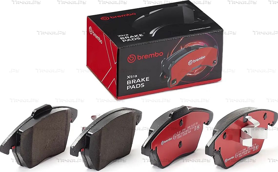 Тормозные колодки Brembo XTRA LINE передние для Citroen C4 I 2004-2011. Артикул P 61 076X