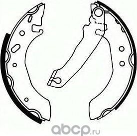 Тормозные колодки (стояночная тормозная система) SCT-Germany. Артикул SS 537