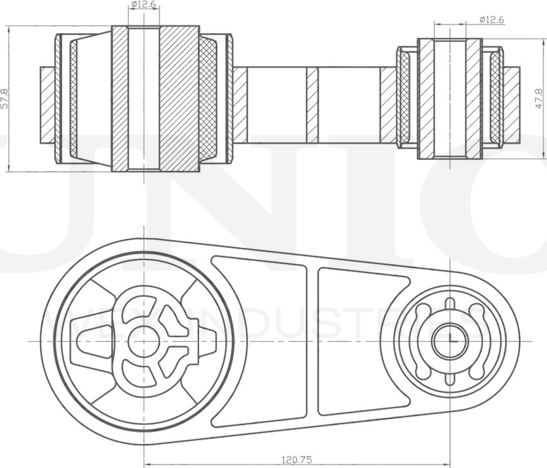 Опора двигателя (Unio). Артикул RMP-15102