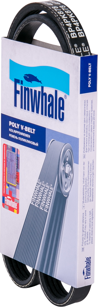 Приводной ремень поликлиновой Finwhale. Артикул BP4PK878