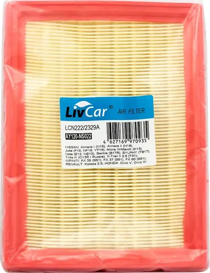 Фильтр воздушный (Livcar). Артикул LCN222/2329A