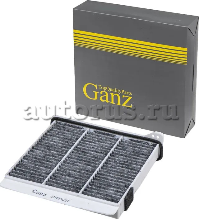 Фильтр салонный (угольный) (Ganz). Артикул GIR03027