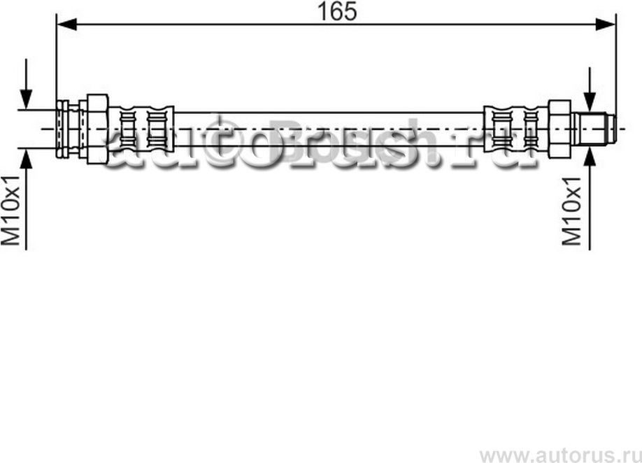 Шланг тормозной (Bosch). Артикул 1987476454