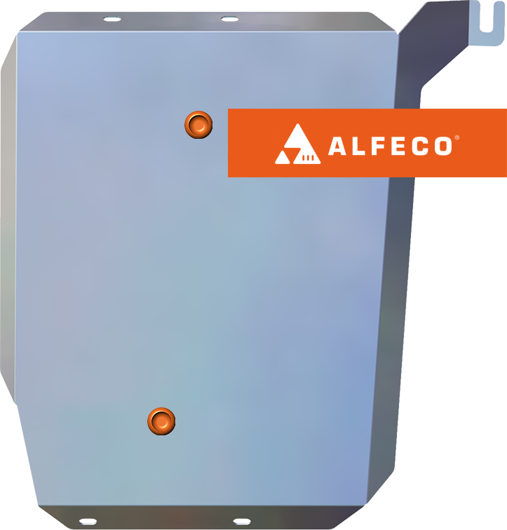 Защита алюминиевая Alfeco (4мм) для топливного бака Changan UNI-K 2020-2026. Артикул ALF.57.03AL4