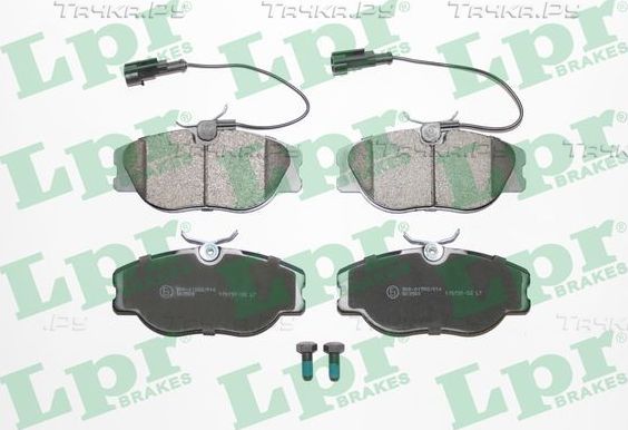Тормозные колодки LPR. Артикул 05P344