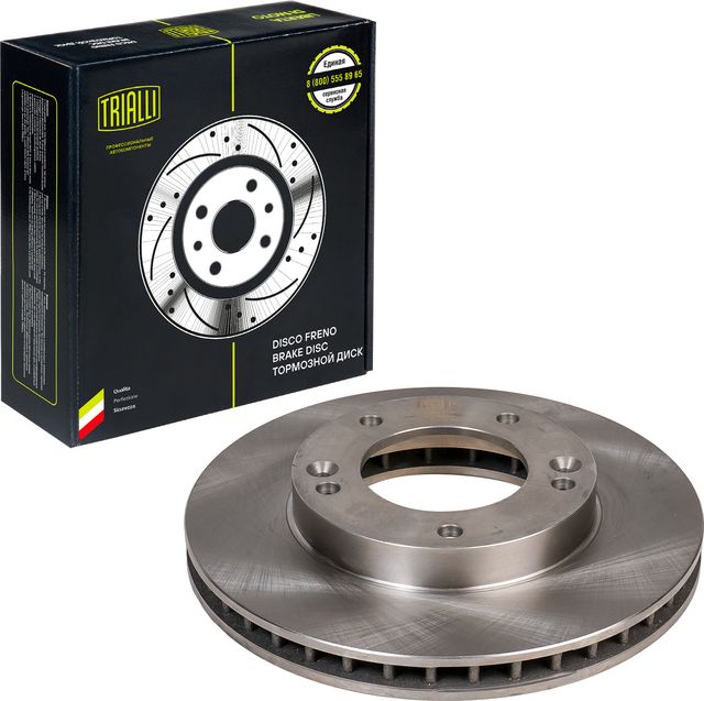 Тормозной диск Trialli передний для Kia Sorento I 2002-2011. Артикул DF 073303