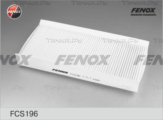 Салонный фильтр Fenox. Артикул FCS196