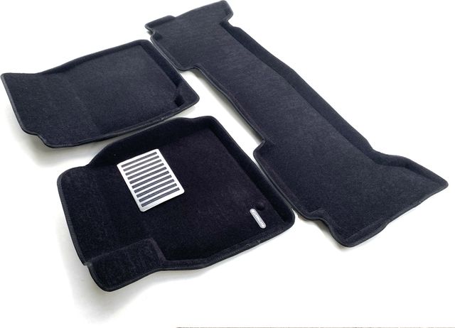 Коврики текстильные Euromat 3D Lux для салона Lexus LX470 1998-2007. ЧЕРНЫЕ. Артикул EM3D-005117