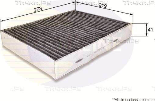 Салонный фильтр Comline. Артикул EKF341A
